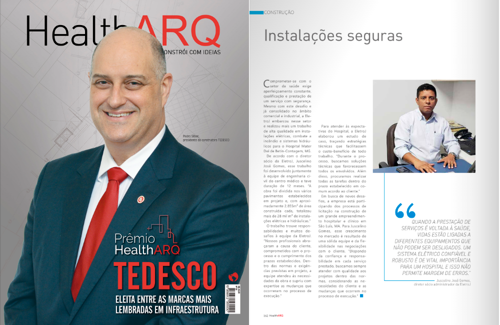 Saímos na revista Health ARQ.